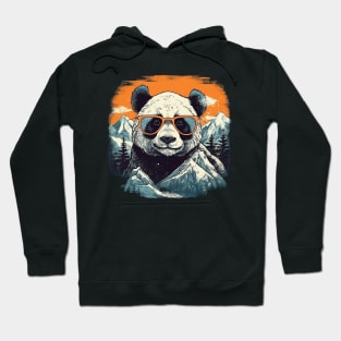 Panda bear in mountain Hoodie